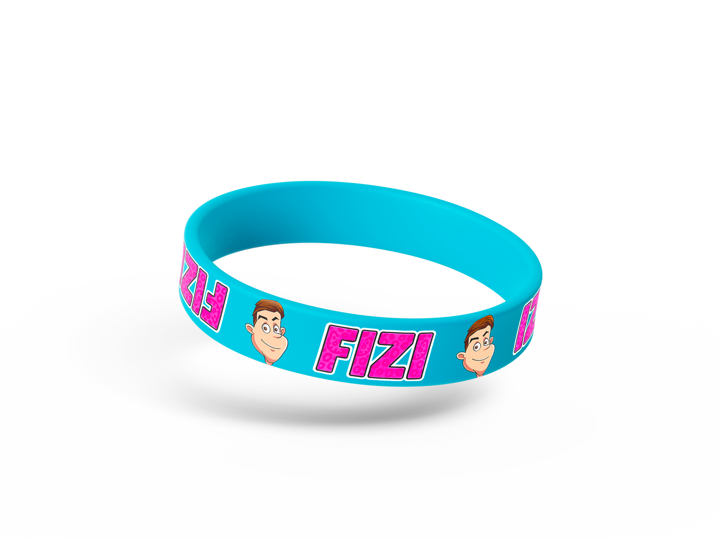 Gumový náramek FIZI - modrý