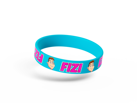 Gumový náramek FIZI - modrý