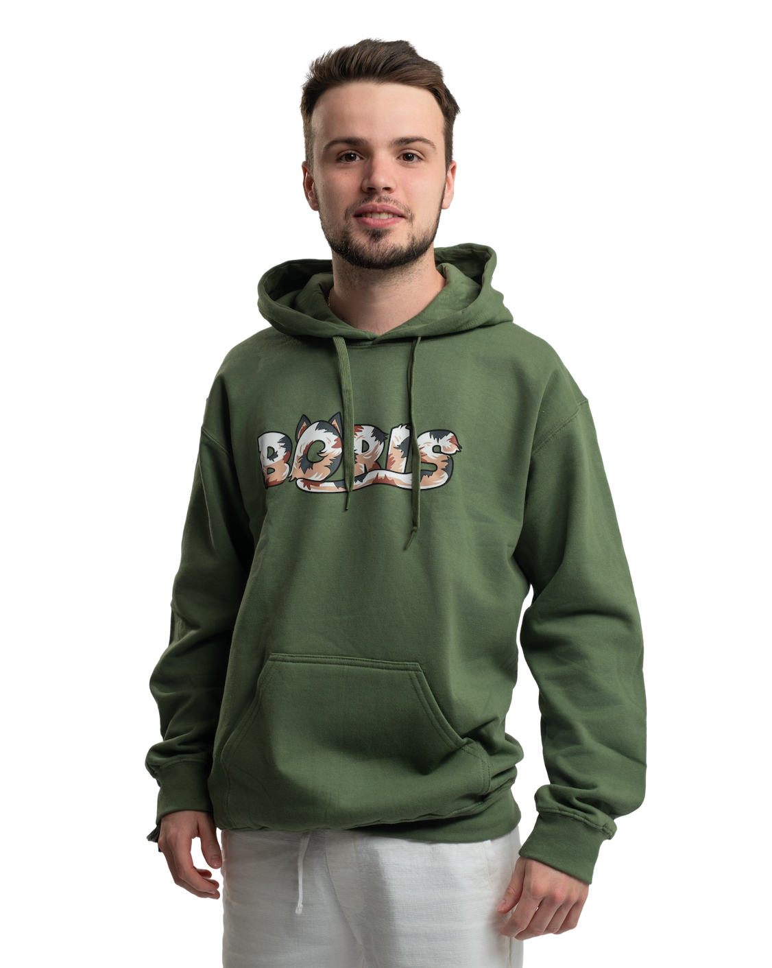 Mikina CHLUPATÝ BORIS - zelená