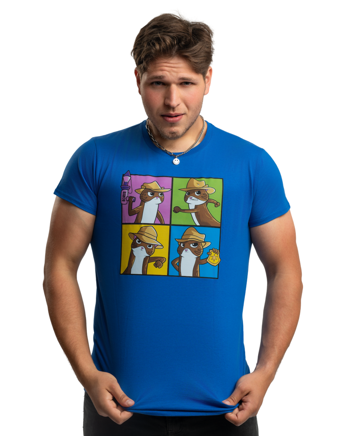 Tričko Agent KOCOUREK BORIS - modré