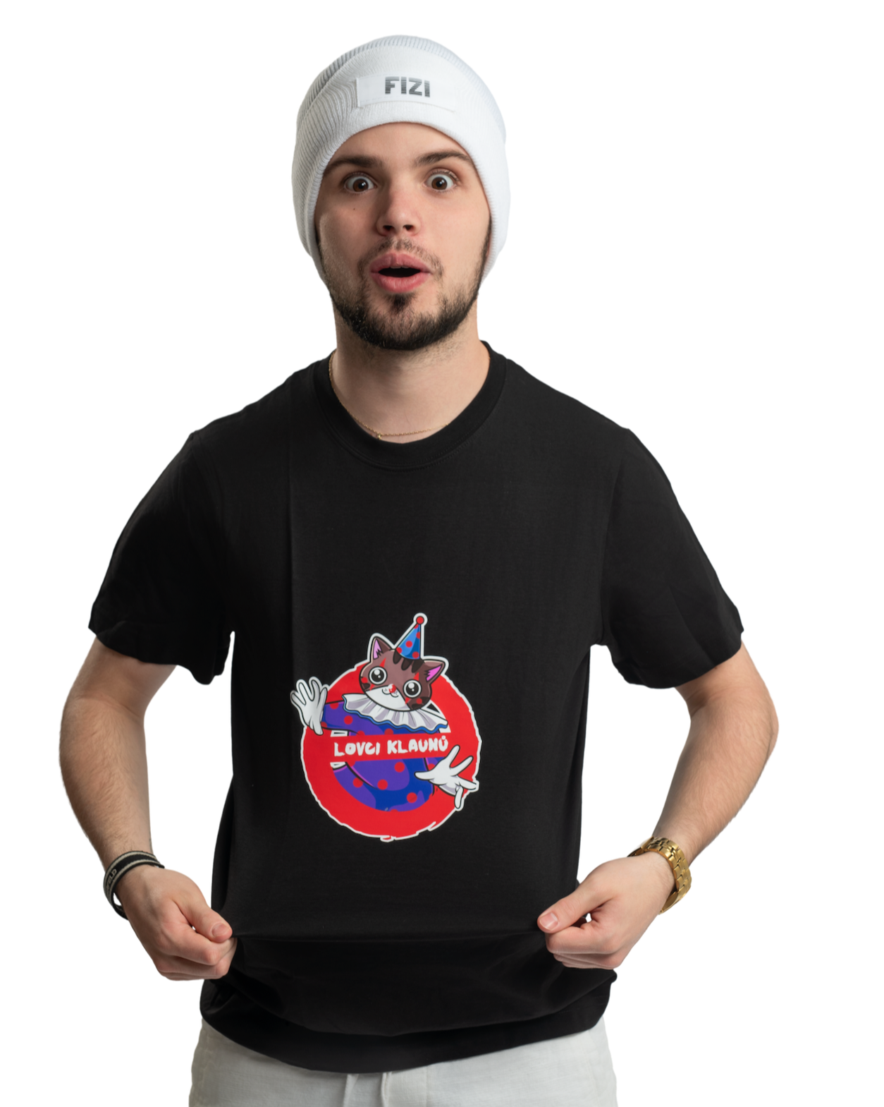 Tričko Lovci klaunů s Borisem - černá