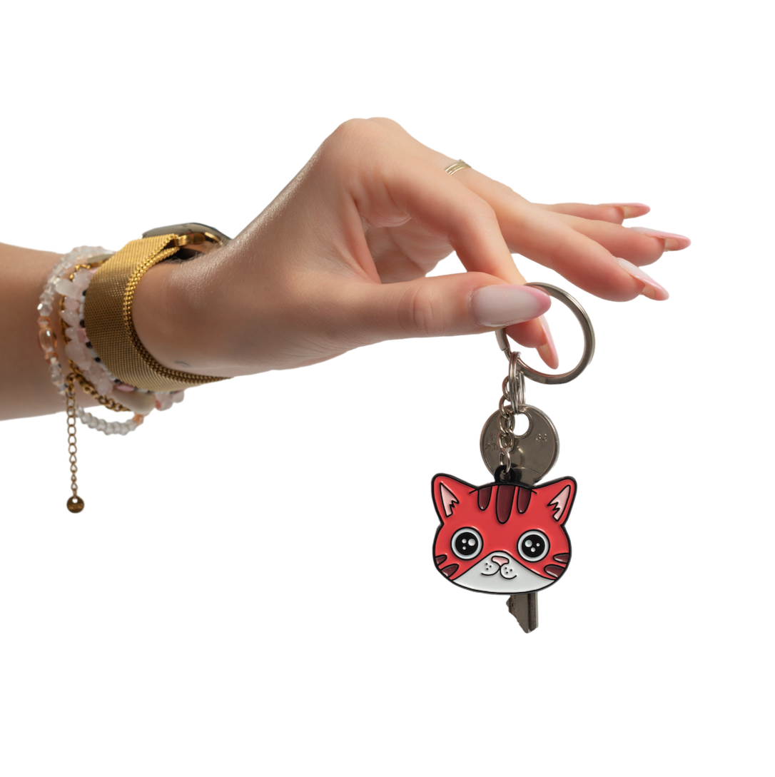 Přívěšek na klíče BORIS hlava - gumový