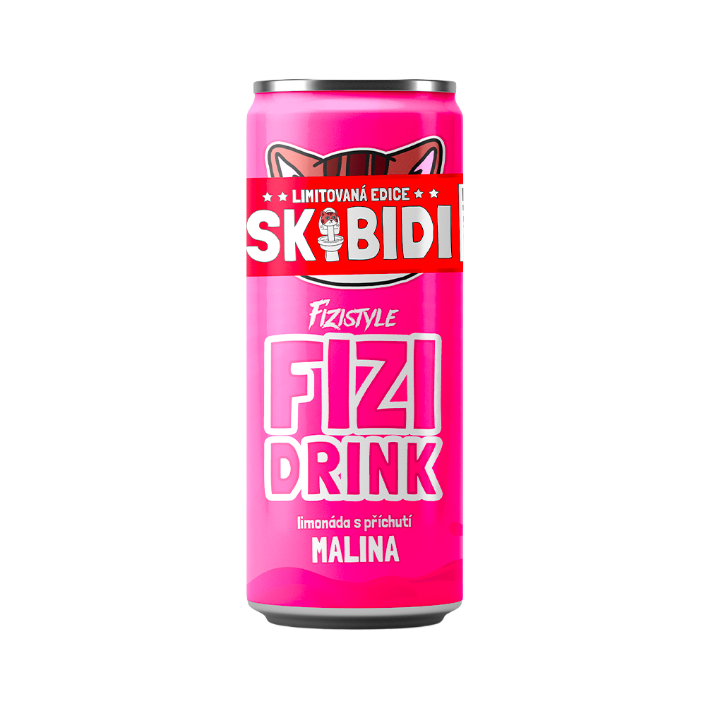 FIZI DRINK - Malina 250ml (SKIBIDI EDICE)