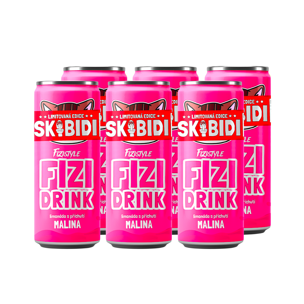 FIZI DRINK - Malina 250ml (SKIBIDI EDICE)