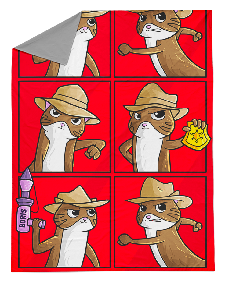 Povlečení 3D 140x200, 70x90cm kocourek Boris - Agent