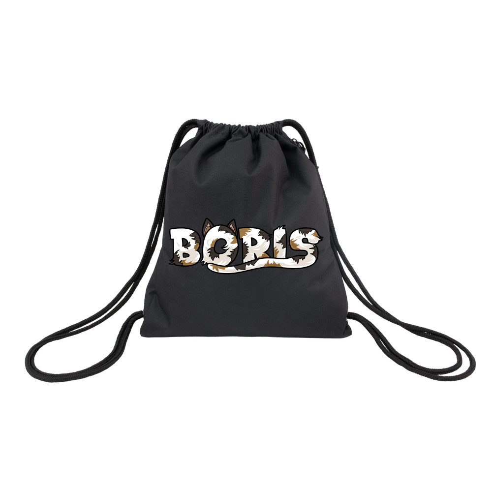 Vak na záda - CHLUPATÝ BORIS černý