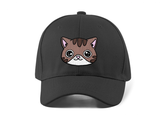 Kšiltovka kocour BORIS - černá