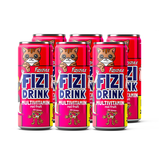 FIZI DRINK - Multivitamín Red fruit 250ml CZE