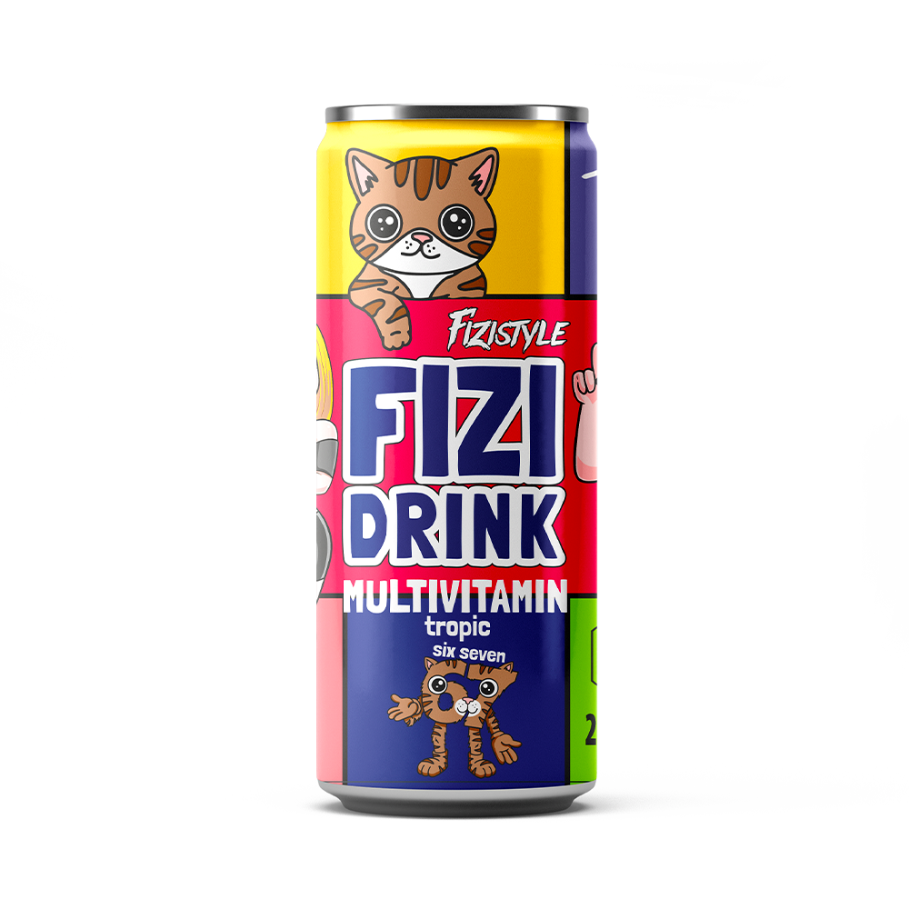 FIZI DRINK - Multivitamín Tropical 250ml CZE
