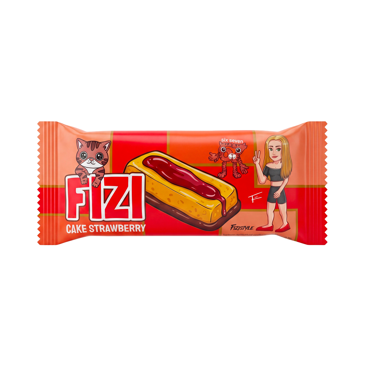 FIZI CAKE STRAWBERRY 5 KS