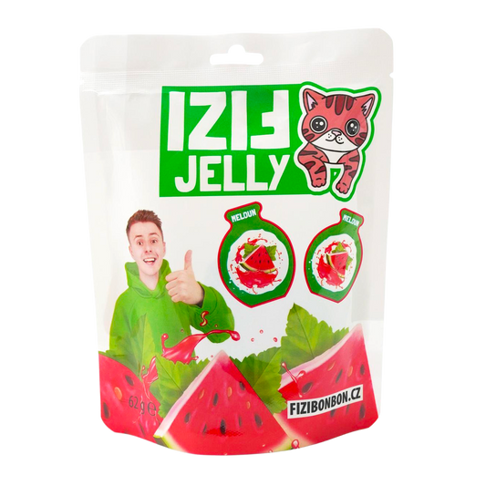 FIZIho JELLY ŽELÉ - Meloun 62g 5 ks