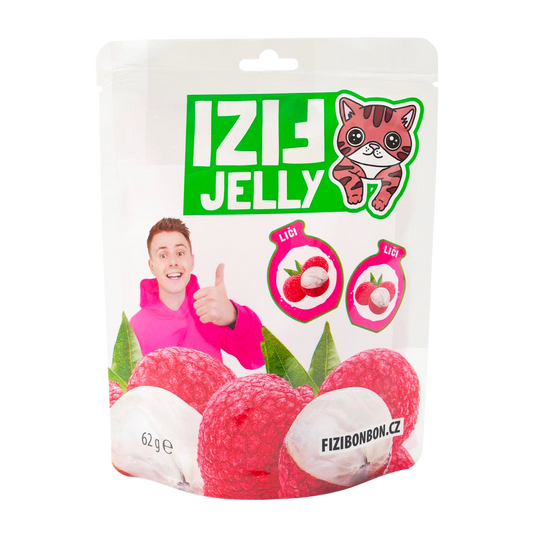 FIZIho JELLY ŽELÉ - Liči 62g 5 ks