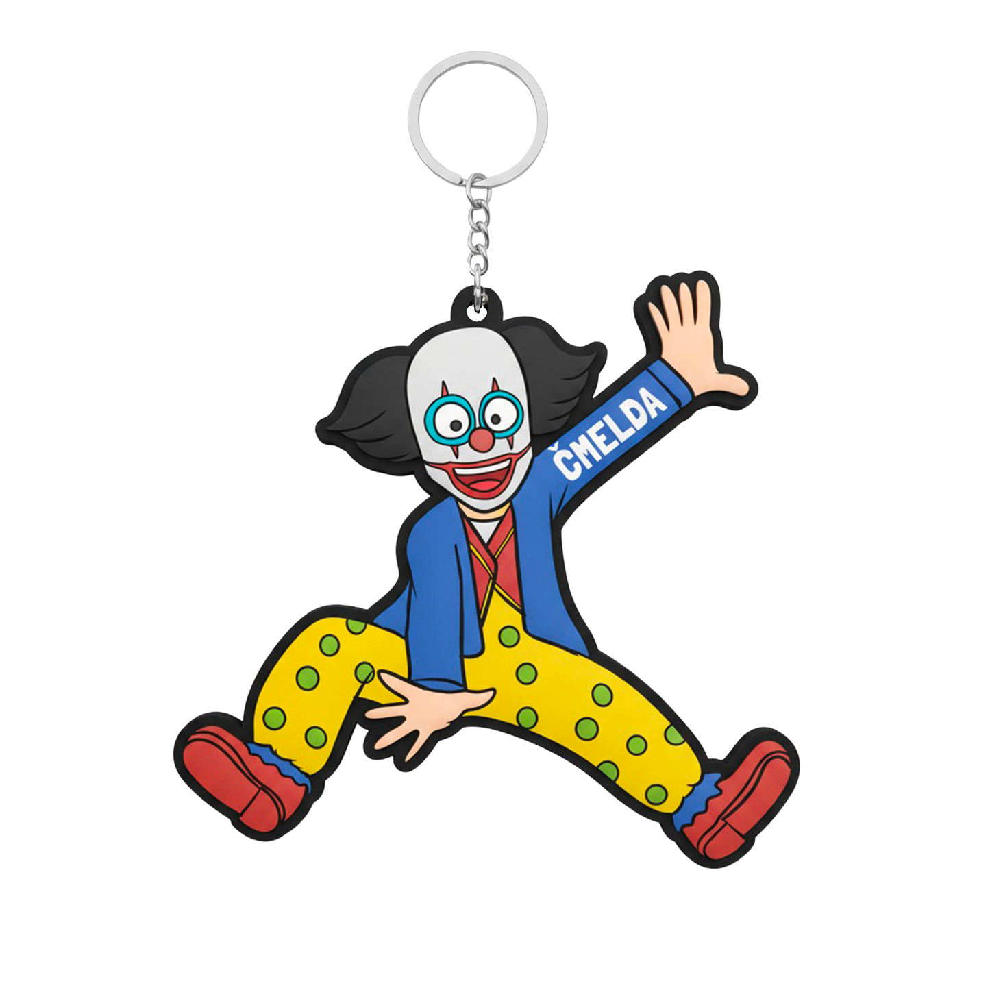 Přívěšek na klíče KLAUN ČMELDA - gumový