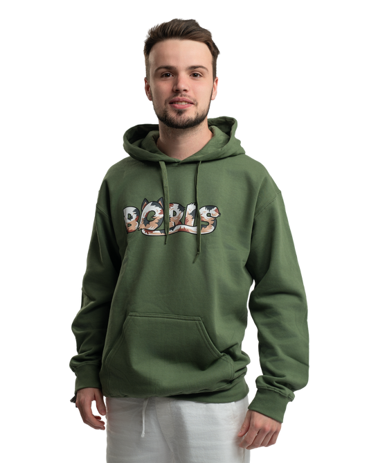 Mikina CHLUPATÝ BORIS - zelená