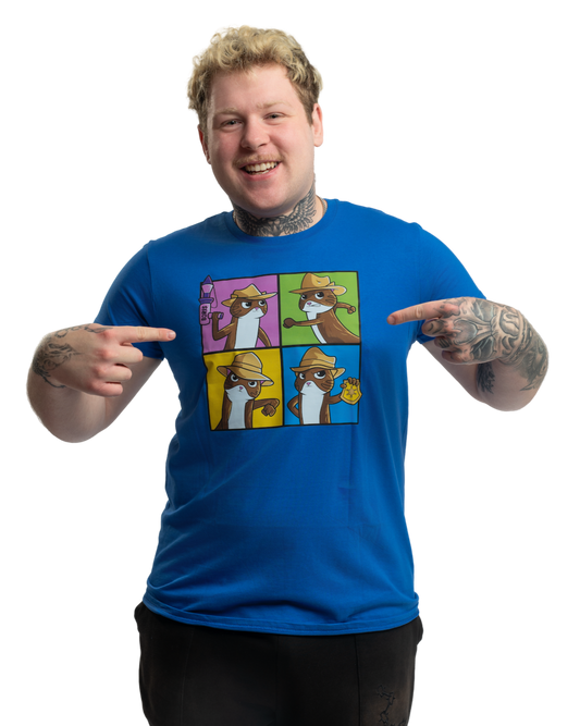 Tričko Agent KOCOUREK BORIS - modré