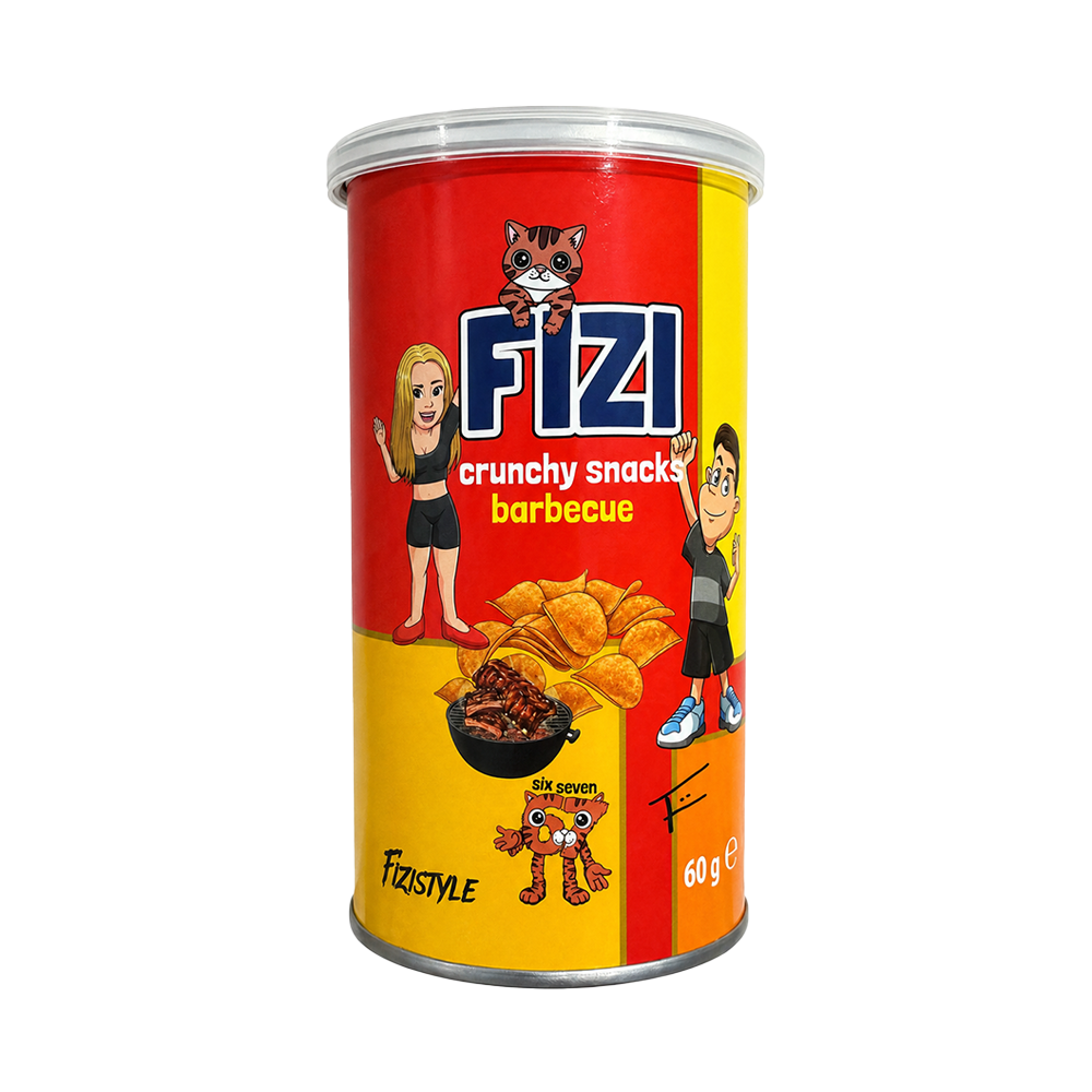 FIZI SNACKS CHIPS - Barbecue 3 ks