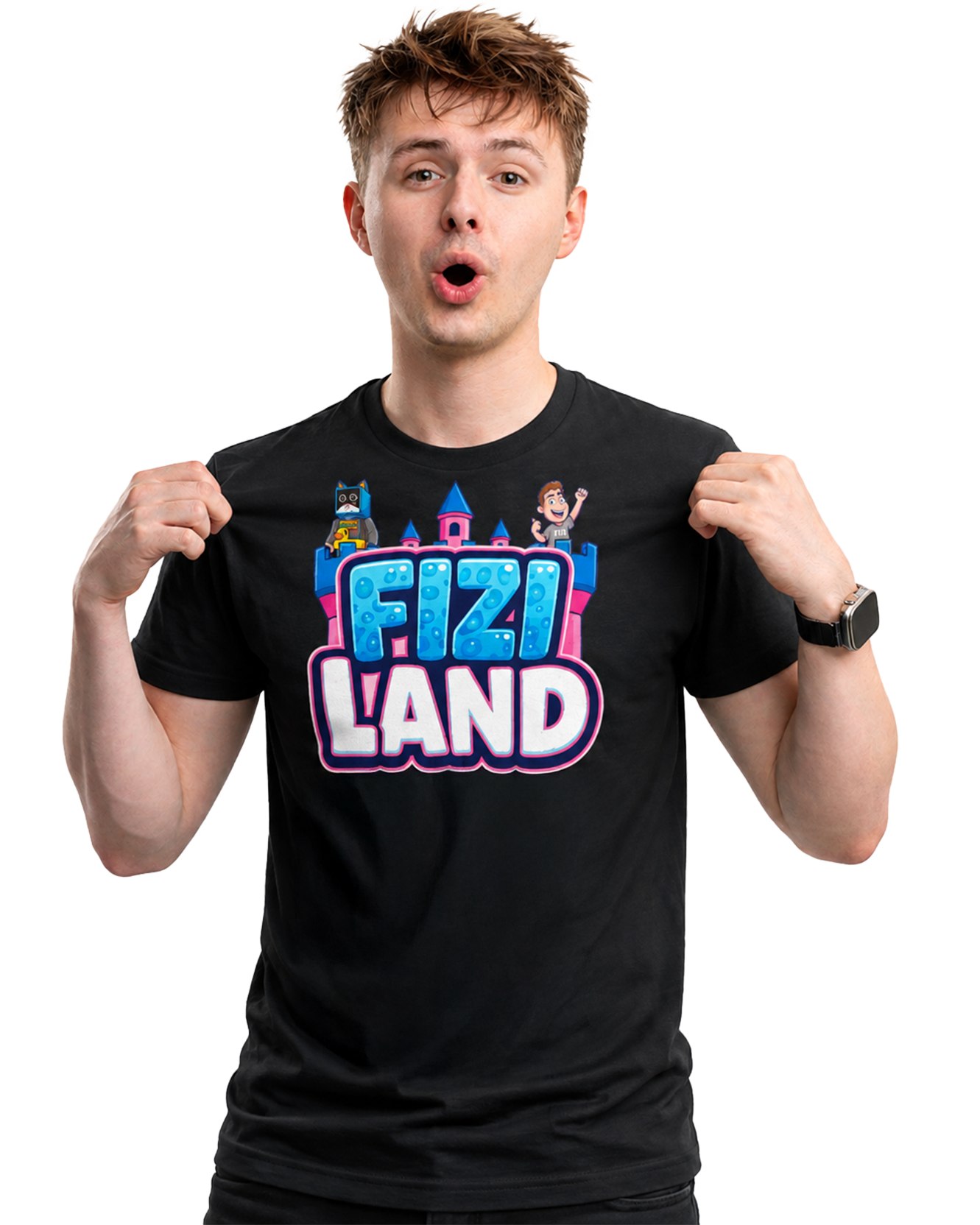 Tričko FIZILAND - černé