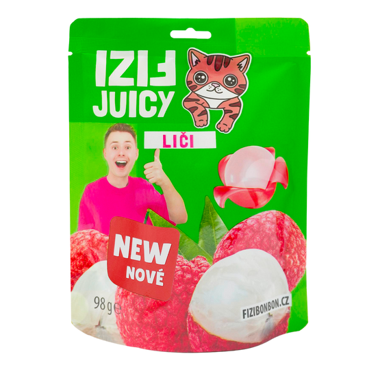 FIZIho JUICY BONBÓNY - Liči 98g 5 ks