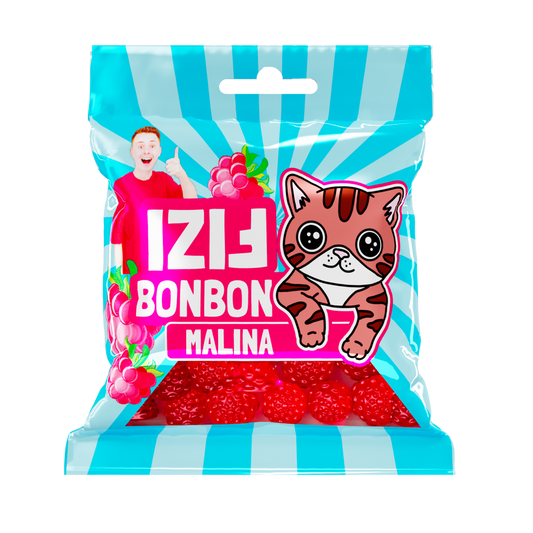 FIZIho BONBÓNY - Malina 80g 5 ks