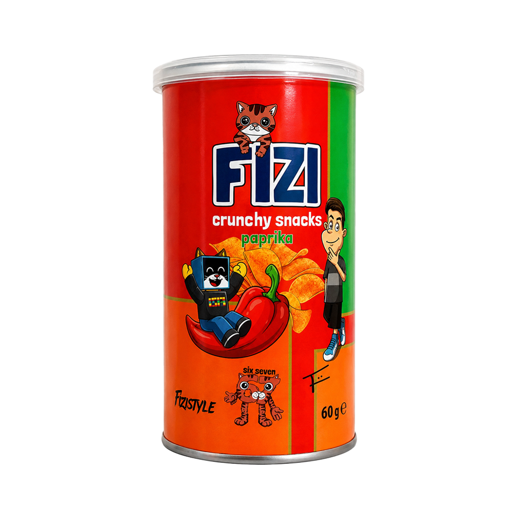 FIZI SNACKS CHIPS - Paprika 3 ks
