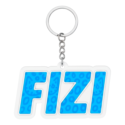 Přívěšek na klíče FIZI modrý - gumový