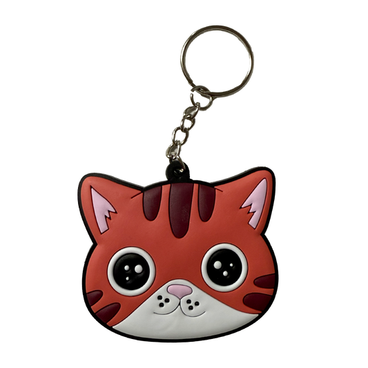 Přívěšek na klíče BORIS hlava - gumový