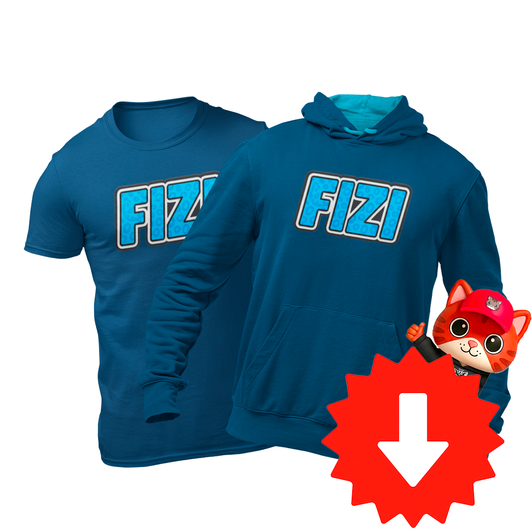 Set Tričko + Mikina FIZI - tmavě modrý