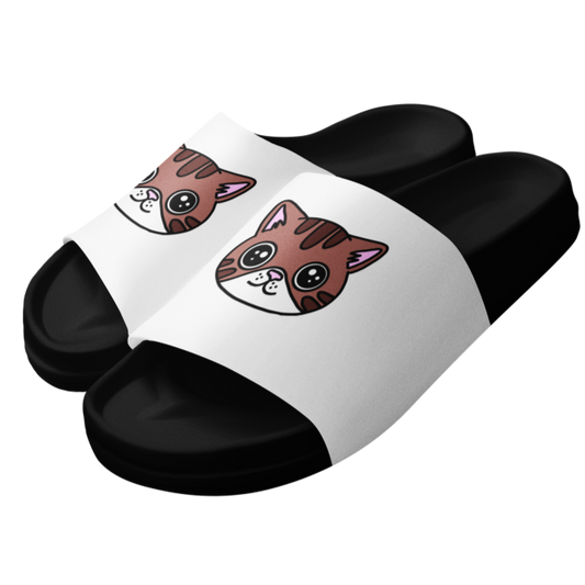 Pantofle KOCOUR BORIS - černá/bíla