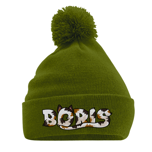 Čepice s bambulí BORIS - zelená